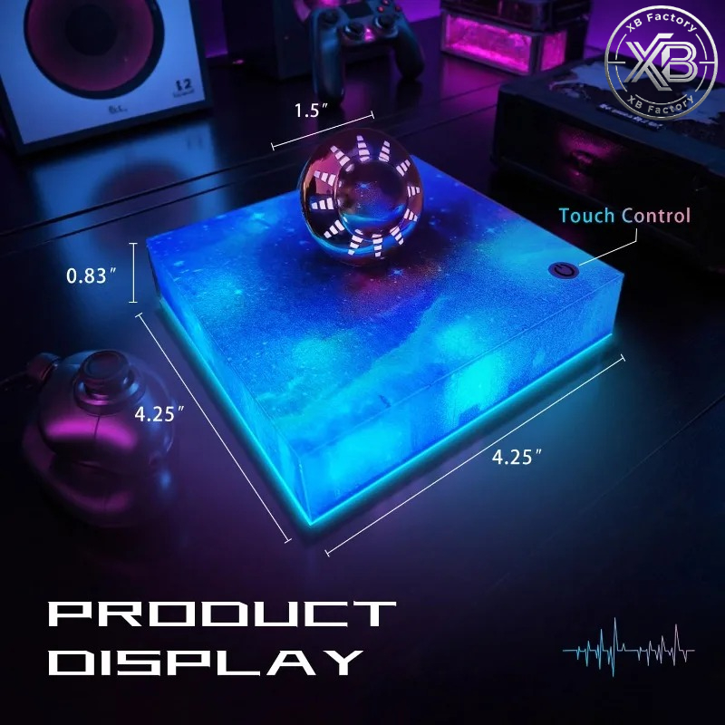 Office Productivity Tech - Zwevende UFO-lamp, 360 graden draaibaar °