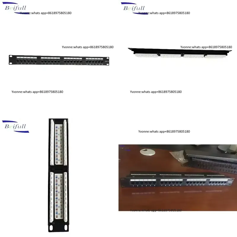 Patch Panel Cat6 - 6-poorts RJ45 19