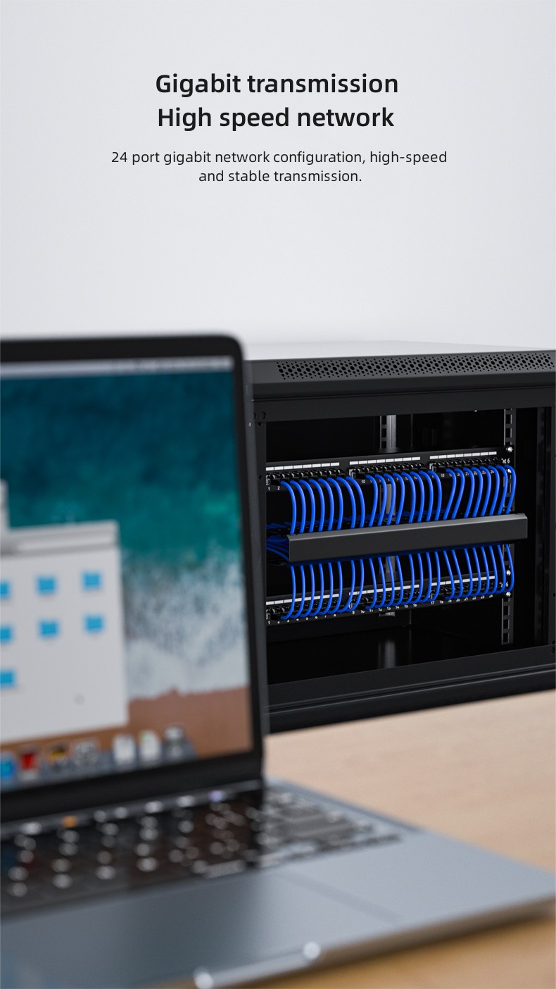 Patch Panel Cat6 - Dtech Hoogwaardig netwerk CAT6 afgeschermd patchpaneel,