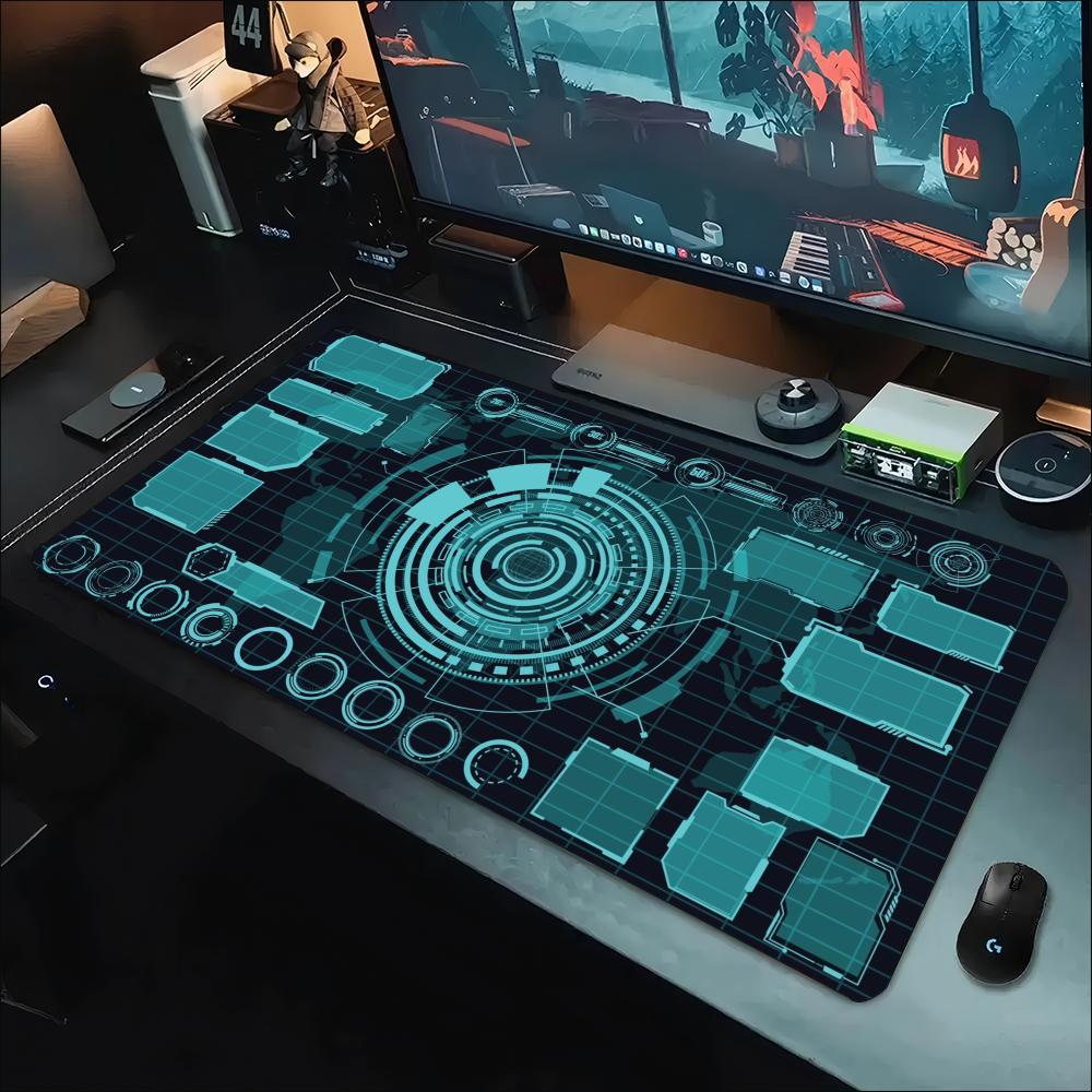 The Office Tech - Cyber Tech Console Interface Print Uitgebreide