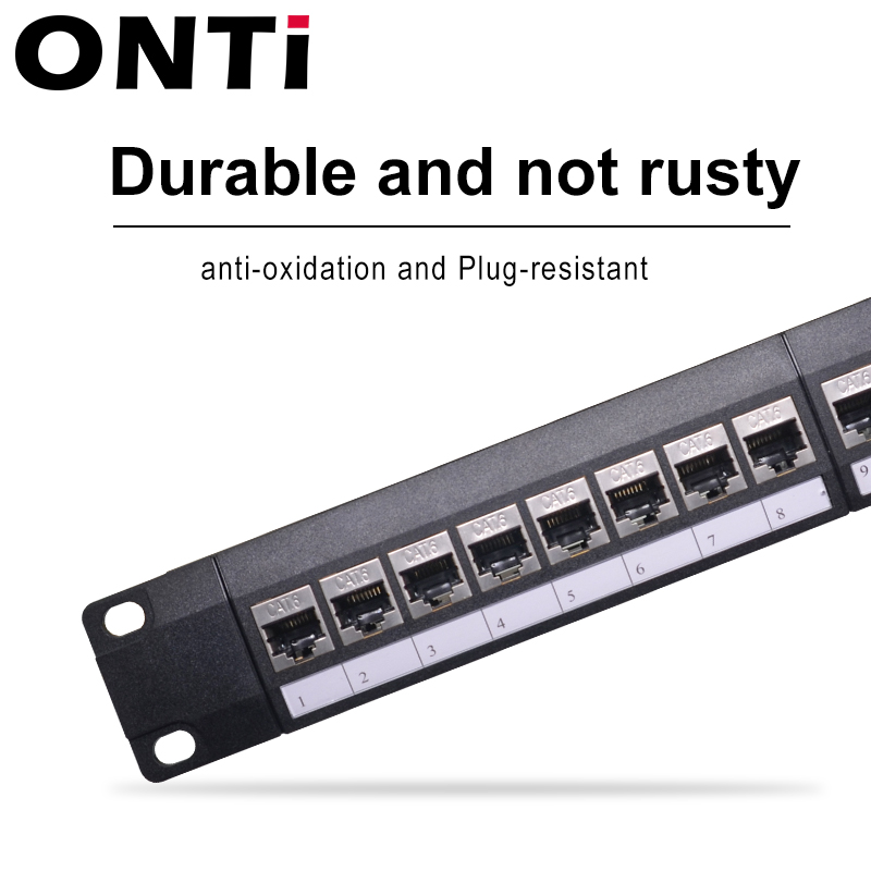 Onti 19in 1U Rack 24 Poort CAT - Patch Panel Cat6 recensie en prijs