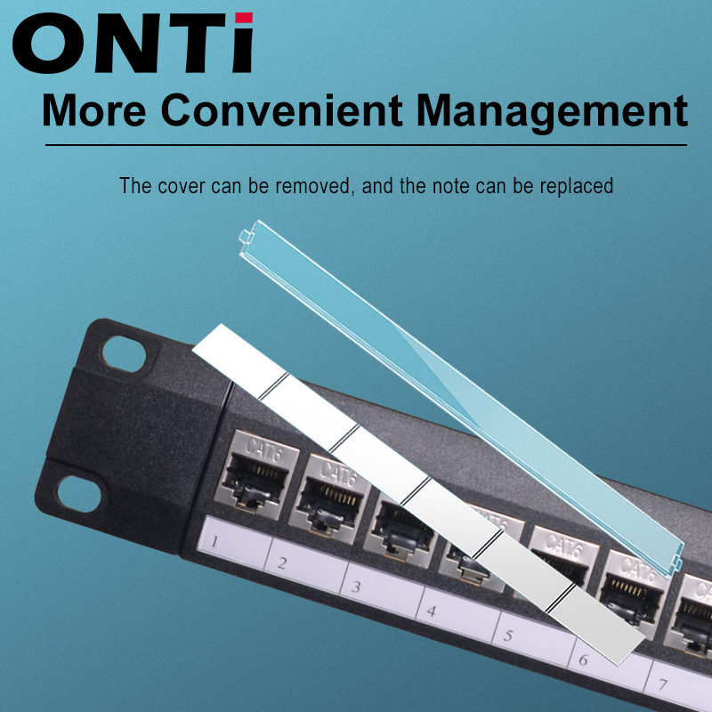 Onti 19in 1U Rack 24 Poort CAT - Patch Panel Cat6 recensie en prijs