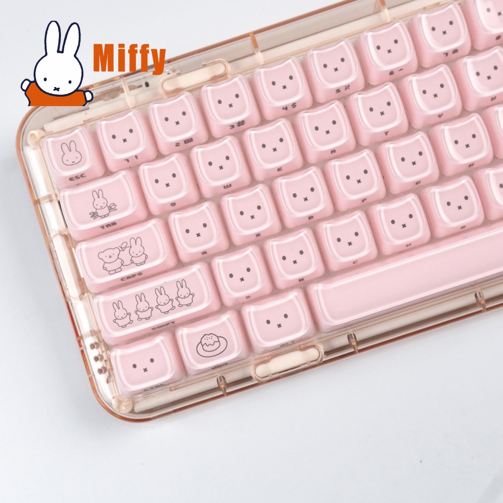 Kawaii Miffy Keycaps Schattig  - Office Tech recensie en prijs