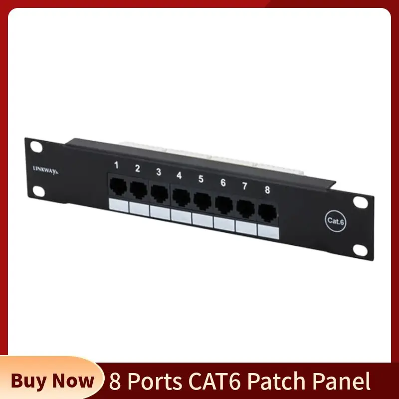 Netwerkadapter 8 Poort Cat6 Pa - Patch Panel Cat6 recensie en prijs