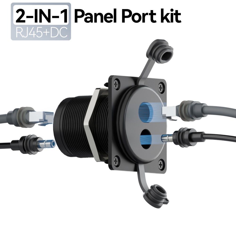 Aluminium dubbele doorvoerwand - Patch Panel Cat6 recensie en prijs