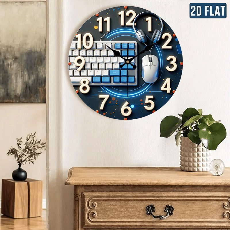 2D plat, 1 stuk, houten wandkl - Tech Office Wall recensie en prijs