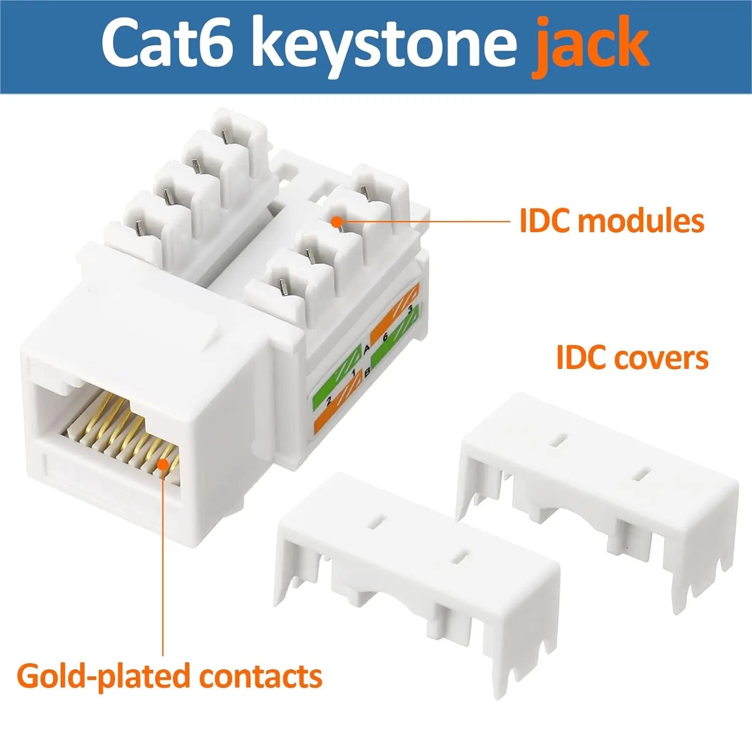ZoeRax 10-pack RJ45 Keystone-a - Patch Panel Cat6 recensie en prijs